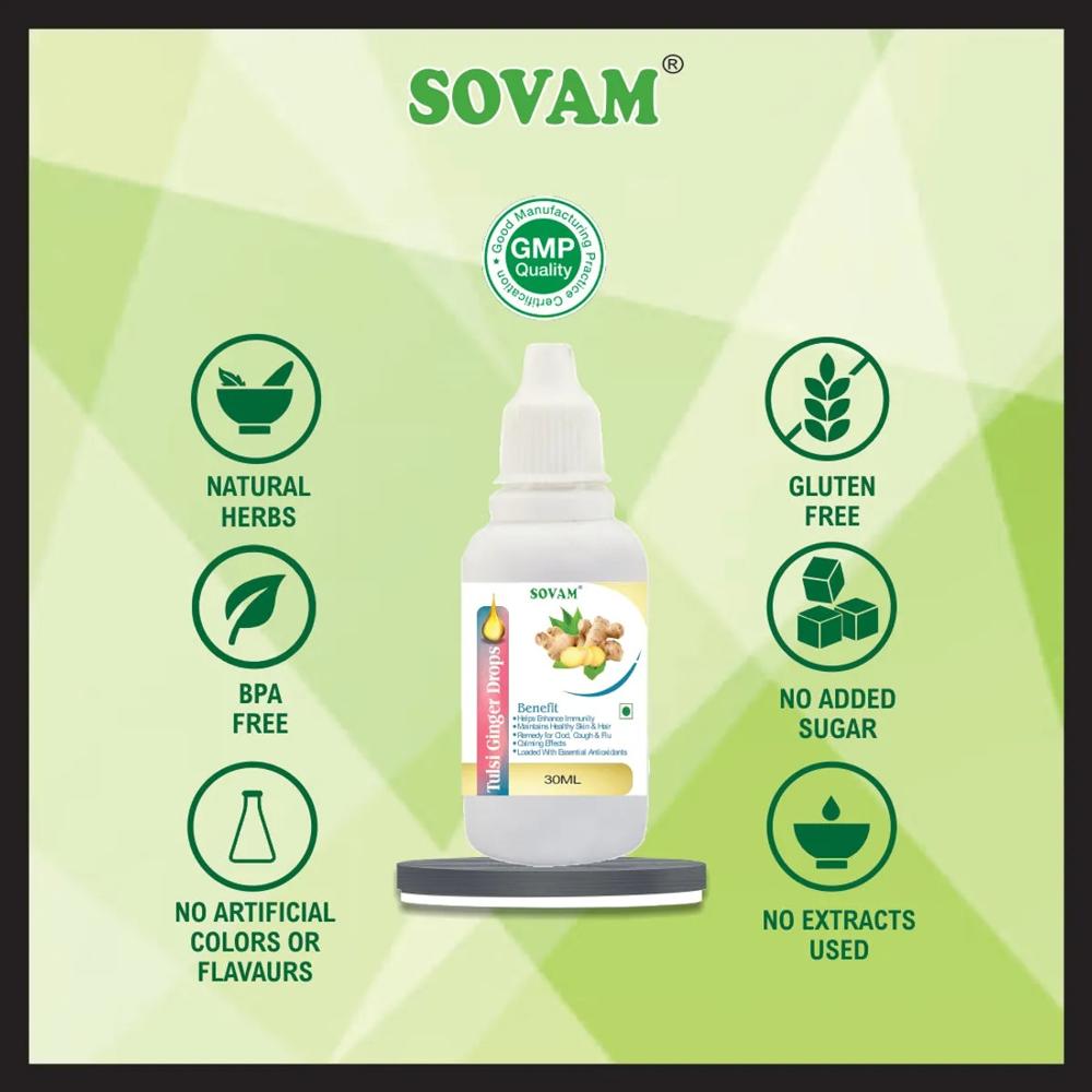 Sovam Tulsi Ginger Drop 30 ml