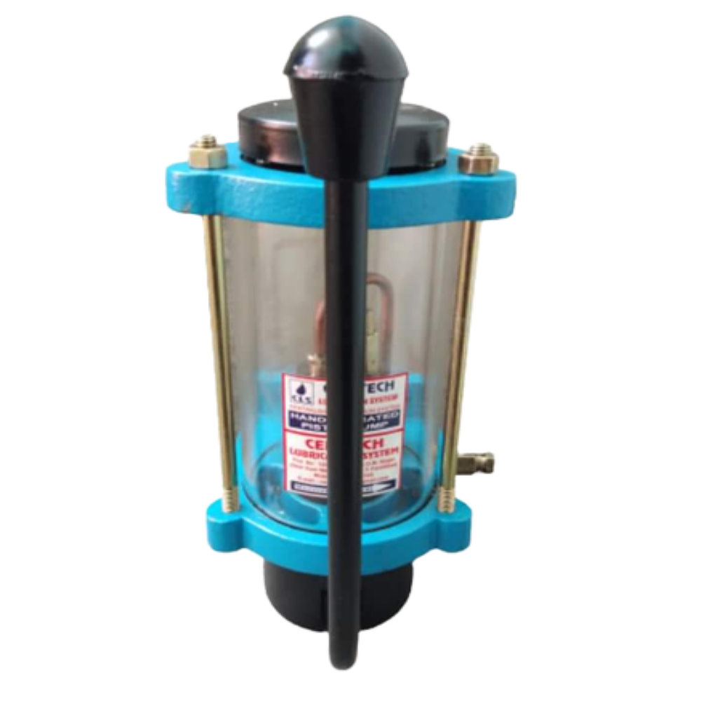 Manual Lubrication Pump - Color: Blue
