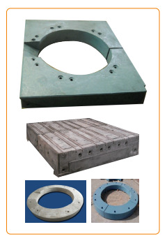 Refractory Castable Top Or Bottom Blocks - Application: Industrial