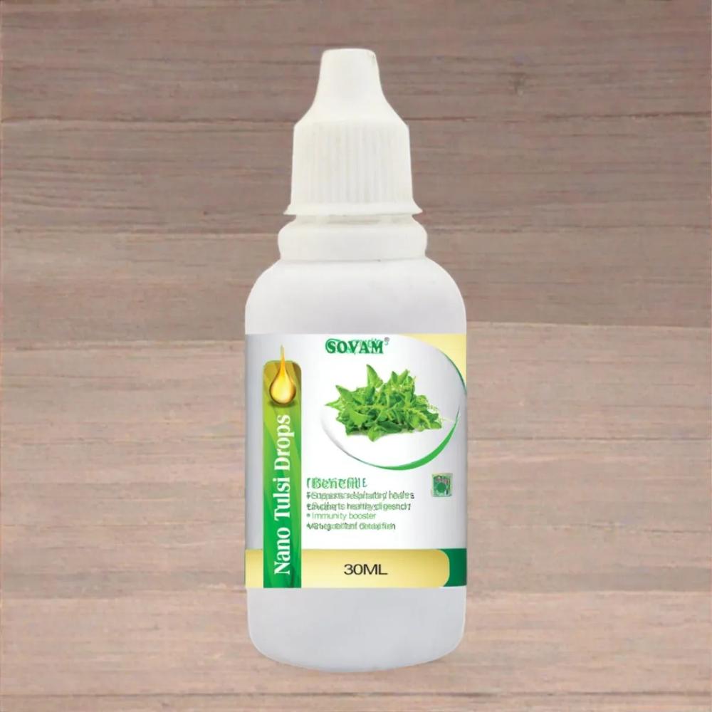 Sovam Nano Tulsi Drop 30 Ml - Age Group: Suitable For All Ages