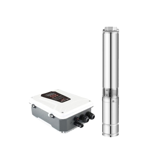 Y4Pc Solar Submersible Pump Series - Color: Silver