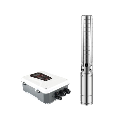 Y4Sc Solar Submersible Pump Series - Color: Silver