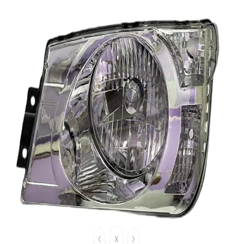 K D Headlight Assembly For Mahindra Bolero Type 2 With Bulb(2011-Now) ( Without Adjustable Motor), Led