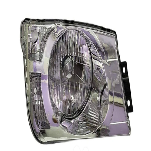 K D Headlight Assembly For Mahindra Bolero Type 2 With Bulb(2011-Now) ( Without Adjustable Motor), Led