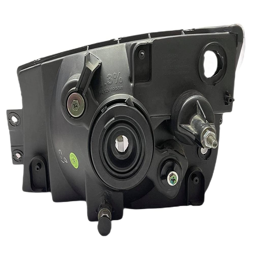 K D Headlight For Mahindra Bolero Type 3 With Bulb (2011-now) ( Without Adjustable Motor, Halogen) - Features: Waterproof