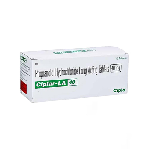 40Mg Propranolol Hydrochloride Long Acting Tablets - Drug Type: General Medicines