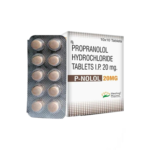 20Mg Propranolol Hydrochloride Tablets Ip - Drug Type: General Medicines