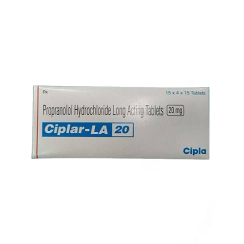 20Mg Propranolol Hydrochloride Long Acting Tablets - Drug Type: General Medicines