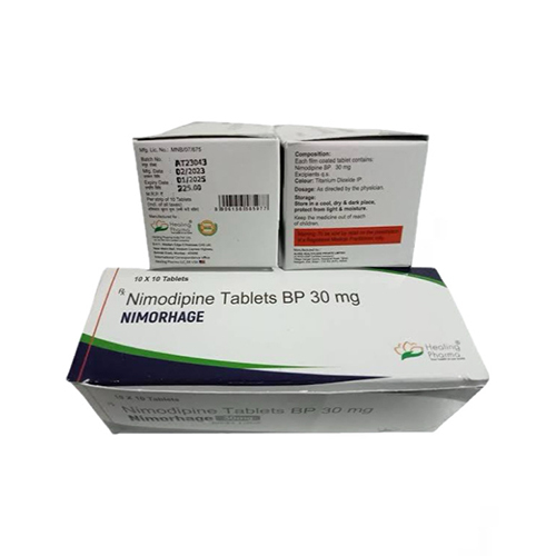 30mg Nimodipine Tablets Ip - Drug Type: General Medicines