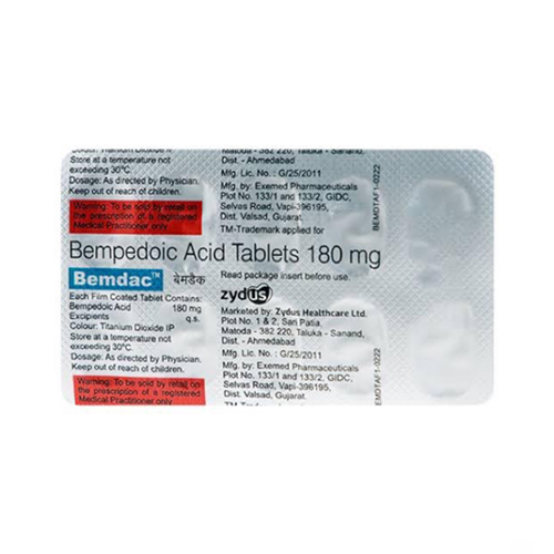 180mg Bempedoic Acid Tablets - Drug Type: General Medicines