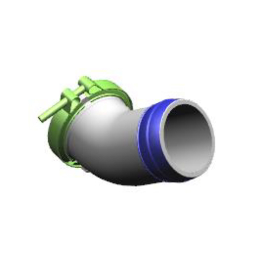 Turbine Outlet Diffuser - Color: Grey