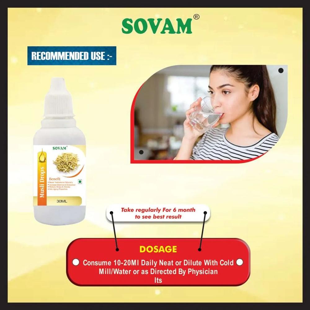 Sovam Musli Drop 30 Ml - Age Group: Suitable For All Ages