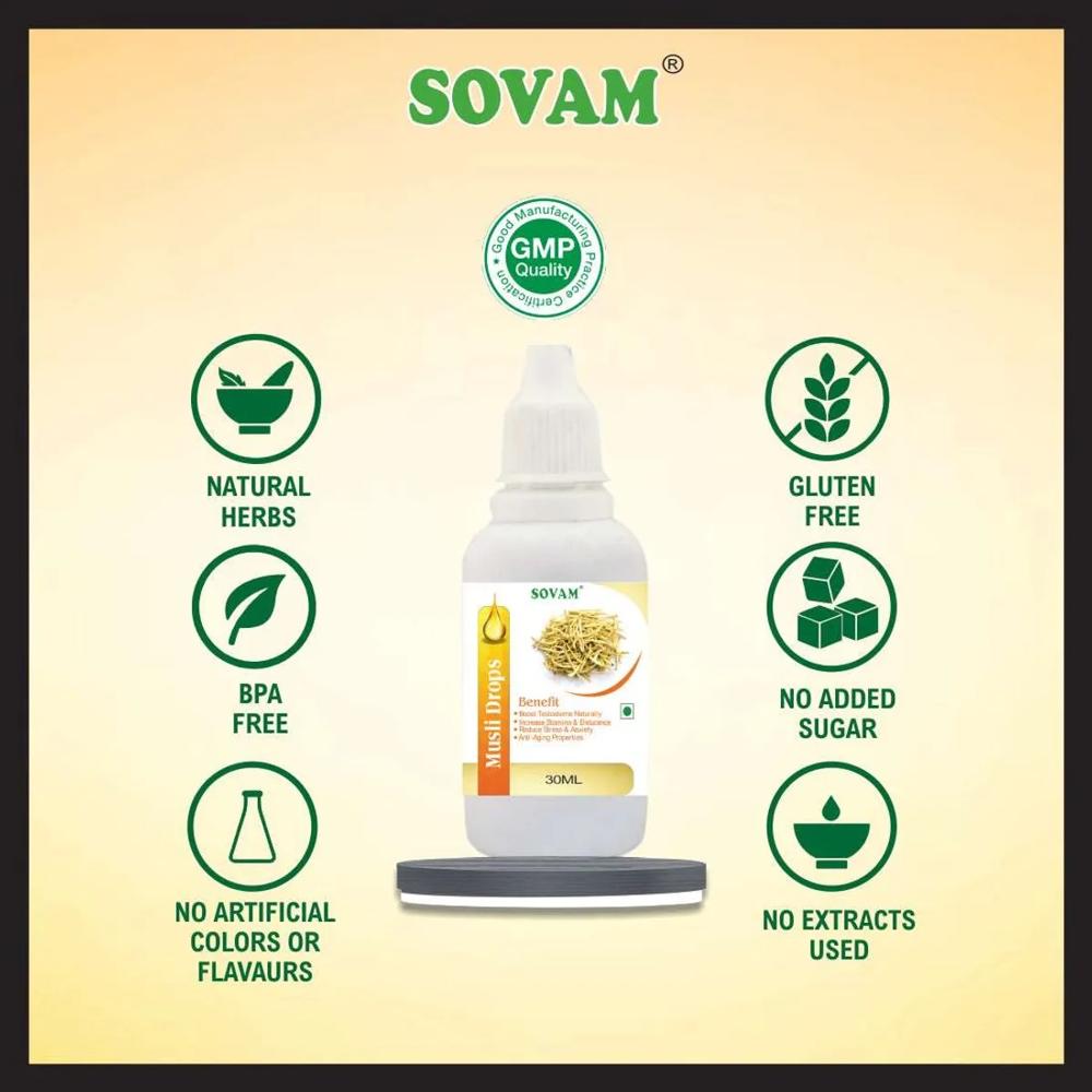 Sovam Musli Drop 30 Ml - Age Group: Suitable For All Ages