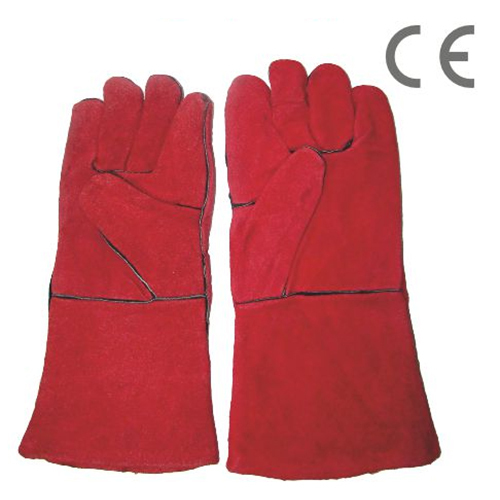 Splgr Safety Product Leather Gloves Red Premium 14 - Gender: Unisex