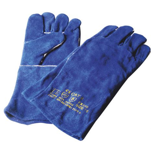 Splgblu Safety Product Leather Gloves Premium 13 - Color: Blue