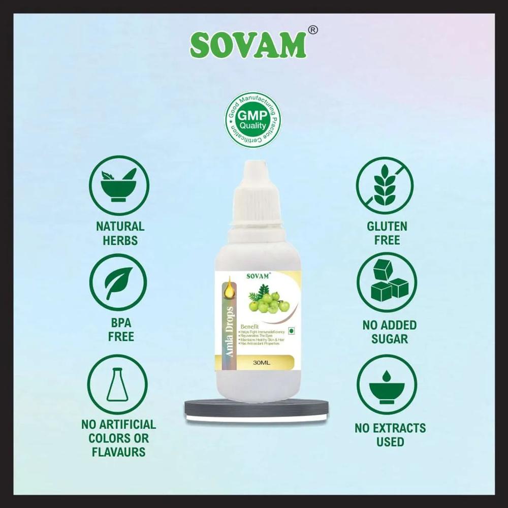 Sovam Amla Drop 30 Ml - Age Group: Suitable For All Ages