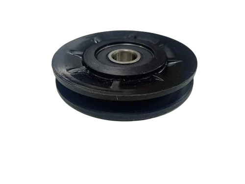 Fermator Dia 47 Elevator Rope Roller - Color: Black