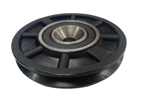 Dia 64 Pfr 07 Elevator Rope Roller - Color: Black