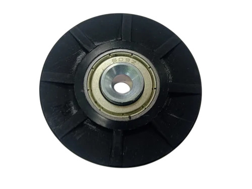 Dia 47 Pfr 08 Elevator Rope Roller - Color: Black