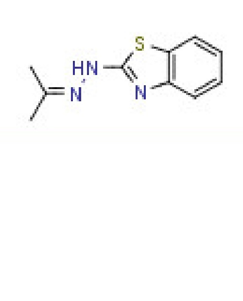 Acetone-benzothiazoly l-2-hydrazone