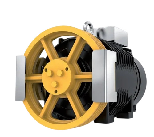 Fermator Sicor Sgi 06n Gearless Elevator Traction Machine - Capacity: 408 Kg