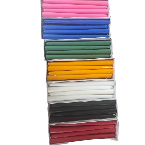 Household Wax Candle - Color: Multicolor