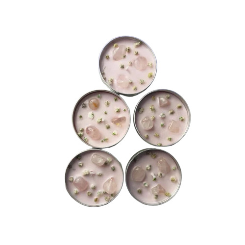 1 Inch Crystal Candles - Color: White