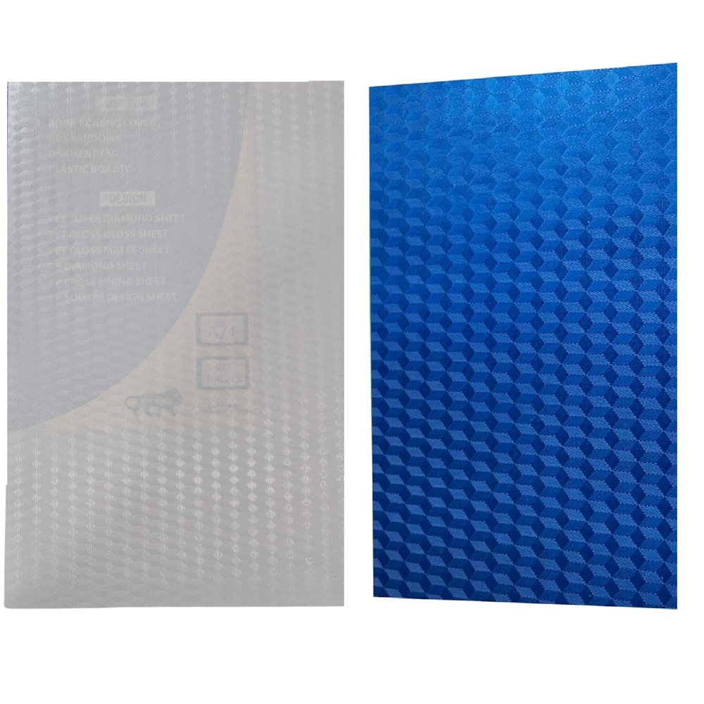 LC ECO SERIES DIAMOND DESIGN BINDING POLYPROPYLENE SHEETS (0.18 MM))