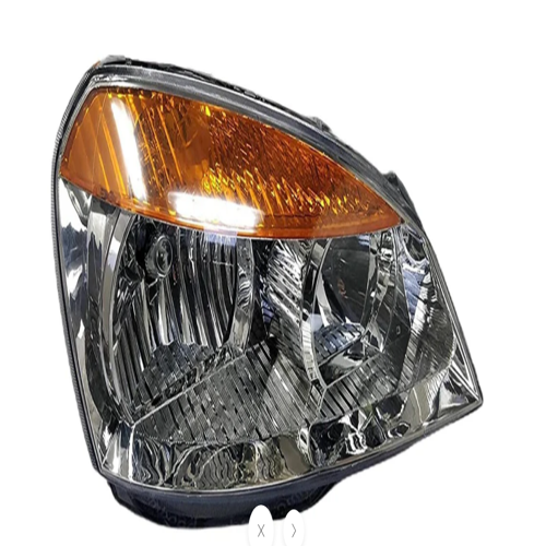 K D Halogen Headlight for TATA INDIGO, INDIGO MARINA, INDICA 2002-2018  YELLOW ( WITHOUT ADJUSTABLE MOTOR)