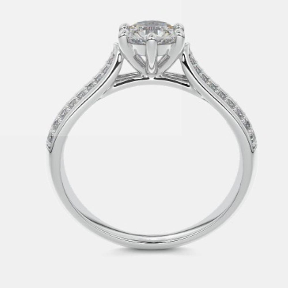 Eternal Spark White Gold Natural Diamond Solitaire Ring