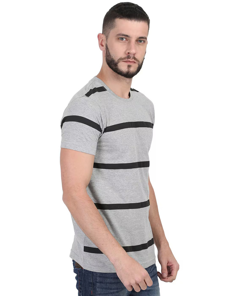 Mens Round Neck T-shirts - Color: All