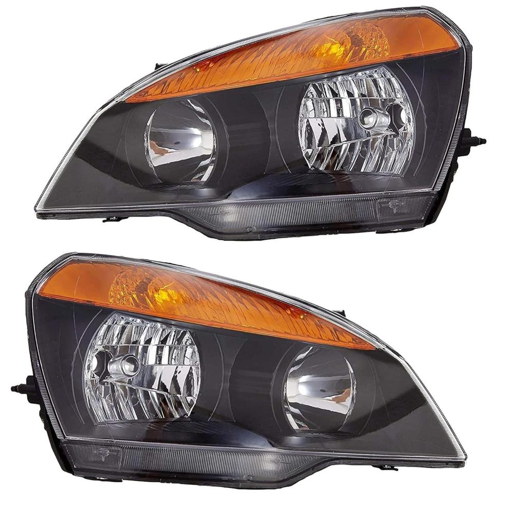 K D Headlight For Halogen Tata Indigo, Indigo Marina, Indica Black ( Without Adjustable Motor) - Features: Weather Resistant