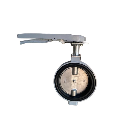 Pneumatic Aluminum Butterfly Valve - Color: Grey