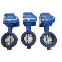 Motorized Butterfly Valve - Color: Blue