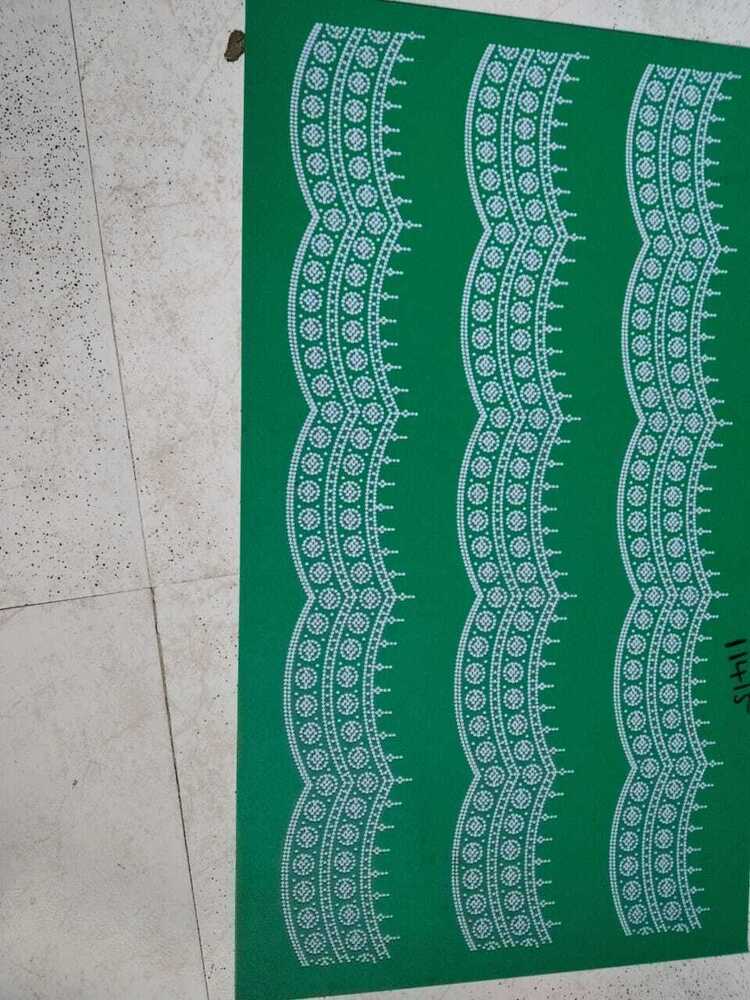 Border Design Jarkan Die Cutting Sheet - Versatile Material For Crafting, Textile, Packaging & Labeling | Ideal For Shapes And Pattern Creation