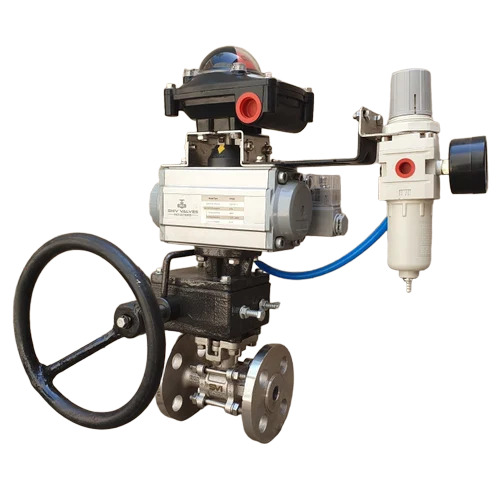 2 Inch Automatic Ball Valve - Finish: Color Coated