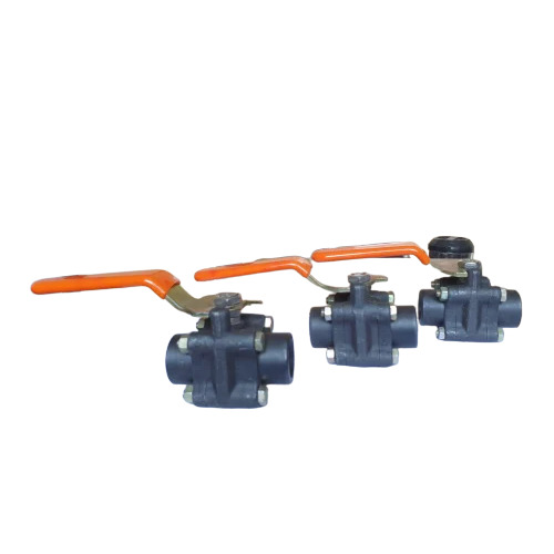 1-2 Inch Forged Ball Valve - Finish: Color Coated