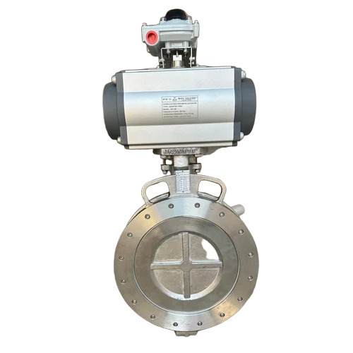 Pneumatic Ptfe Sleeve Butterfly Valve - Material: Stainless Steel