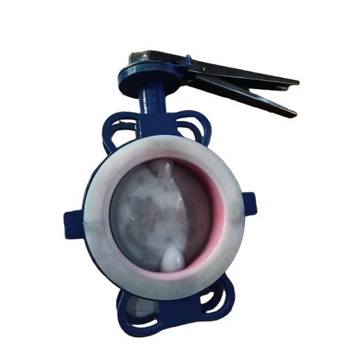 4 Inch Fep Lined Butterfly Valve - Material: Stainless Steel