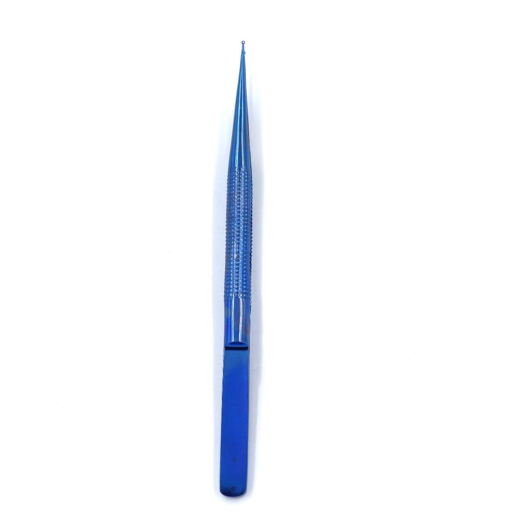 Titanium Ring Forceps - Color: Blue