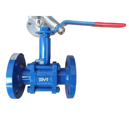 2 Inch Cast Steel Ball Valve - Color: Blue
