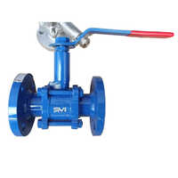 2 Inch Cast Steel Ball Valve - Color: Blue