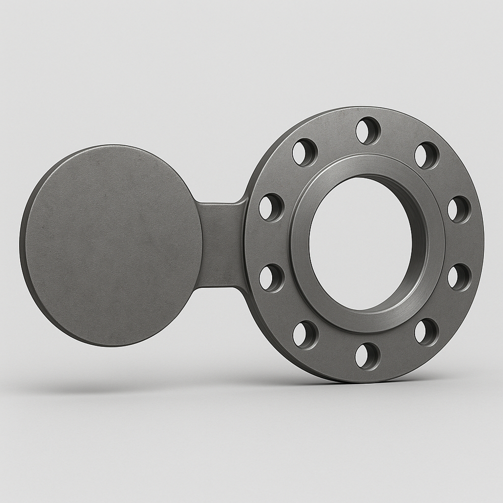 Spectacle Blind Flange - Color: Silver