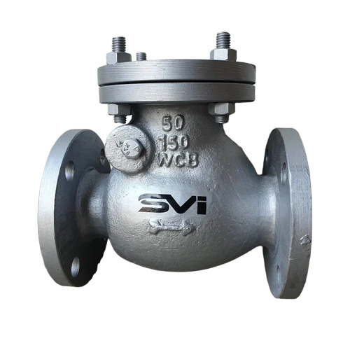Carbon Steel Swing Check Valve - Color: Silver