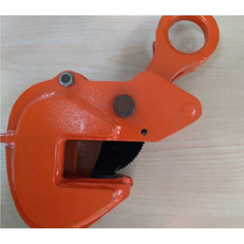 Horizontal Plate Lifting Clamp With Safety Lock - Color: Orange And Black