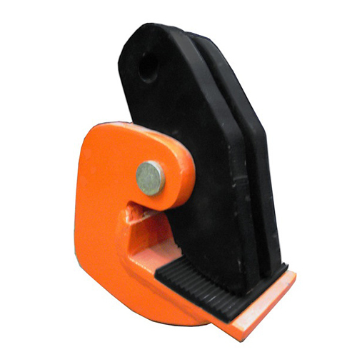 Double Arm With Teeth Plate Lifting Clamp - Color: Orange And Black