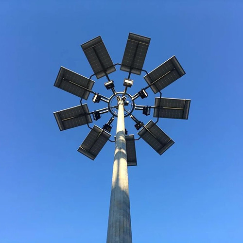 Solar High Mast (100Wpx4Nos To 165Wpx6 Nos ) - Application: Commercial