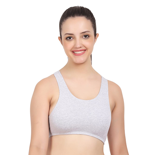 Zimmi Grey Sports Bra - Feature: High Quality