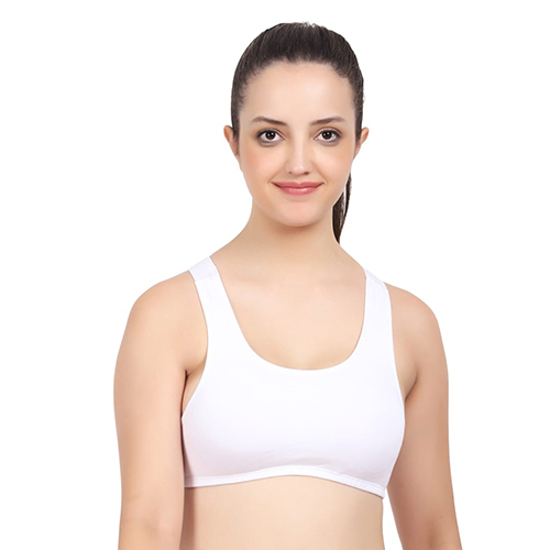 Zimmi White Sports Bra - Feature: High Quality
