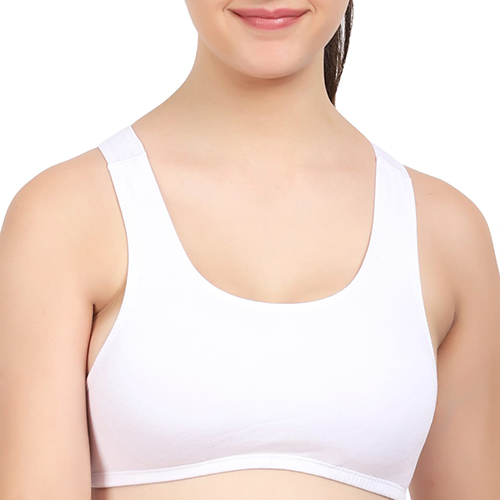 Zimmi White Sports Bra - Feature: High Quality